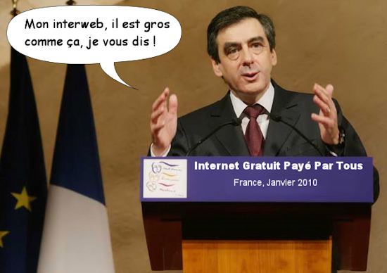 Fillon et son gros interweb