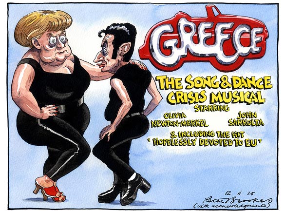 Greece, starring Olivia Newton-Merkel and John Sarkolta