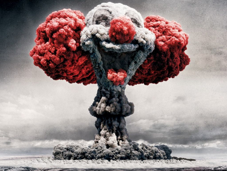 Explosion atomique clownesque