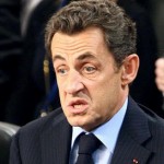Sarkozy grimace