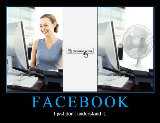facebook - become a fan
