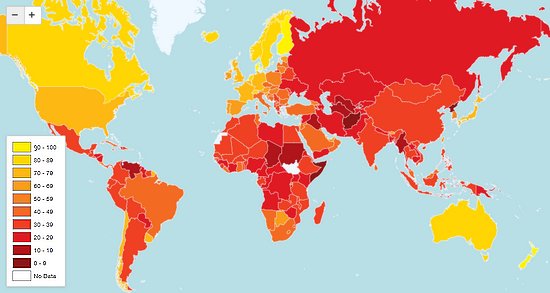 indice mondial de transparence 2012