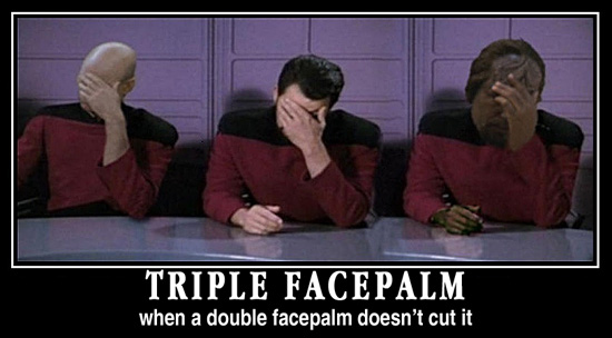 another triple facepalm