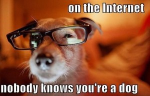 on the internet nobody knows youre a dog