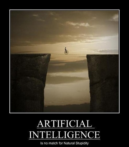 artificial intelligence natural stupidity