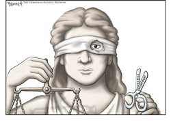 almost blind justice