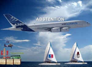 Abstention, le gros bidule au dessus du reste.