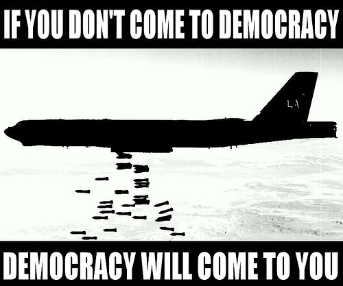 Democracy will come to you !