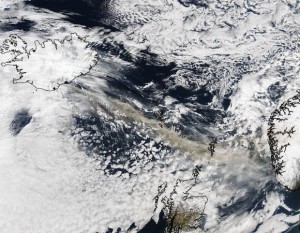 Nuages de cendres du volcan islandais