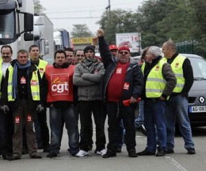 Routiers malheureux, pauvres et décharnés