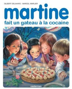 Martine fait un gâteau à la coke