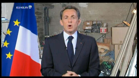 Sarkozy s'exprime devant la Nation.