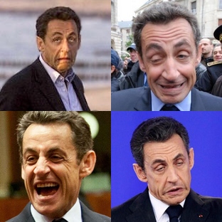 Les grimaces de Sarkozy