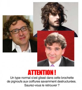 Onfray, Montebourg, coiffures destructurées