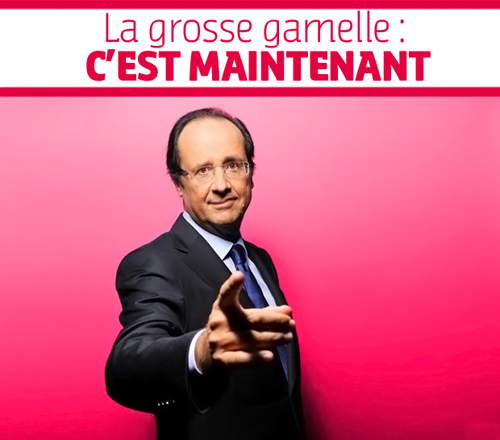 Hollande : la grosse gamelle, c'est maintenant
