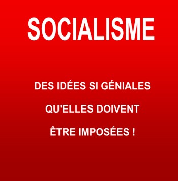 socialisme : des idées si géniales qu'elles doivent être imposées !