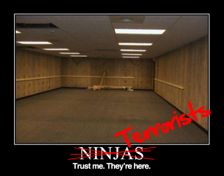 ninjas terrorists are here