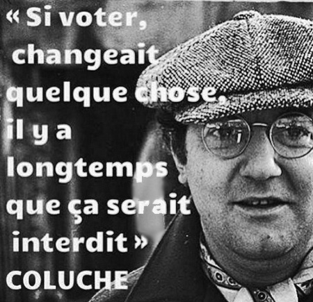 coluche - vote
