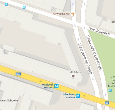 googlemaps - metro malbeek
