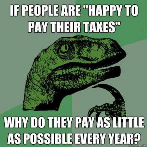 philosoraptor taxes