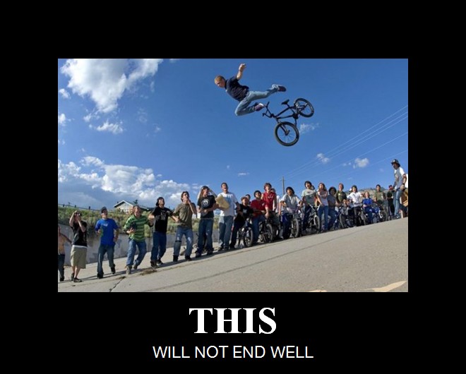 this will not end well - vélo