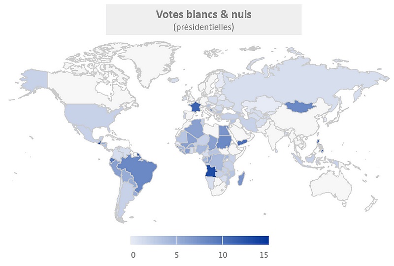 votes invalides élections présidentielles monde