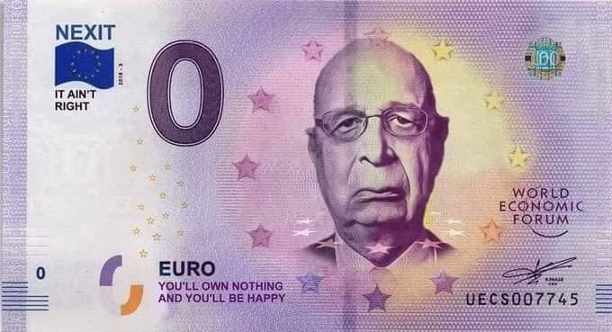 60 Billets en Euros Conscience Financière Argent Factice - Jilu